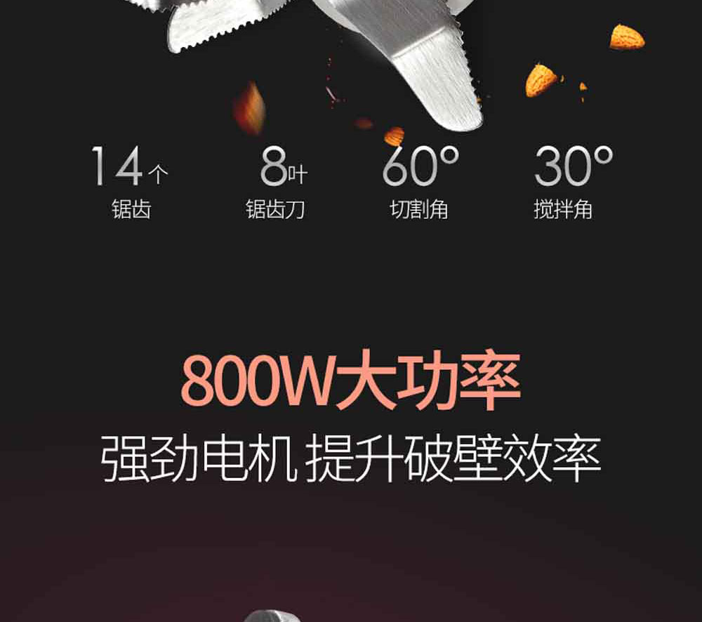 D175K真空单杯双盖破壁机_15